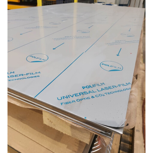 KO BLACHA #2x1500x3000 z/w 1-str. folia SZLIF 4NT #1