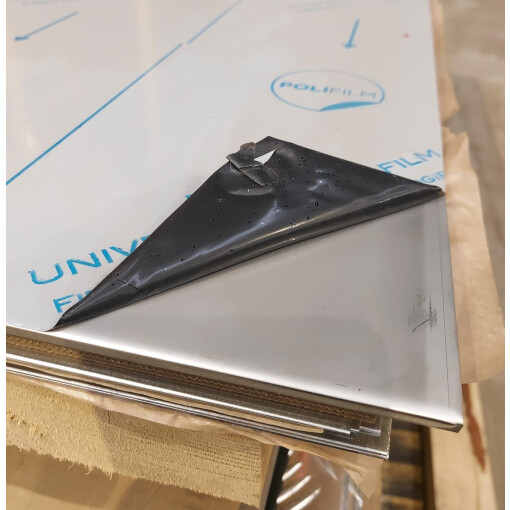 KO BLACHA #1,2x1500x3000 z/w 1 str. foliowana  #2