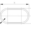 KO Kształtownik owalny 60x32x2 L-6mb #1