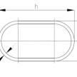 Profil owalny 60x30x2 L=6mb #2