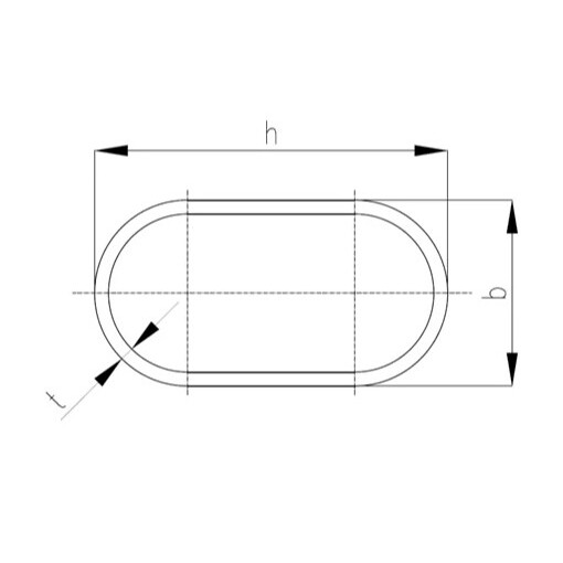Profil owalny 60x30x2 L=6mb #2
