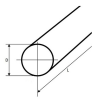 Pręt ciągniony fi 28 h9 L=3mb #2