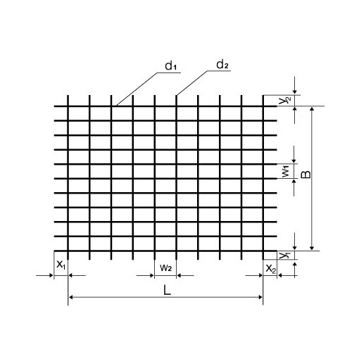 Siata zgrzewana żebro fi 8x2150x5000 oczko150x150 #3
