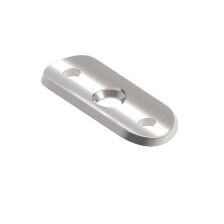 KA 4 B2B - Blaszka montażowa poręczy 64x24x4mm do rury fi42,4