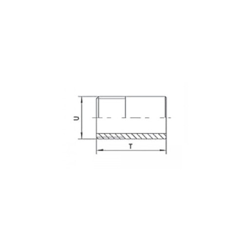 Nypel jednostronnie gwintowany 114,3 DN100 L-150mm #1