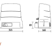 Napęd do bram przesuwnych BH30 24V do 1000kg. #1