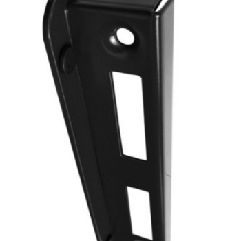 KA 4 B2B - Zaczep furtki H200 x L40 mm - czarny półmat
