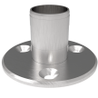 Stopa montażowa satyna D100 mm na rurę fi 42,4 mm #6