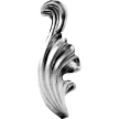 Liść stalowy ozdobny H90 x L30 x 2 mm lewy  #2