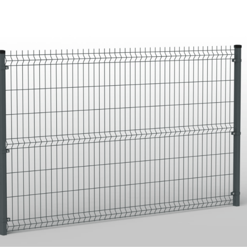 Panel ogrodzeniowy fi 4,0 1,23x2,50 m brąz #4