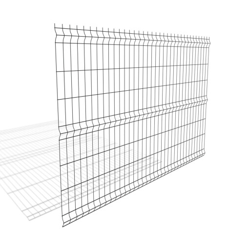 Panel ogrodzeniowy fi 5,0 1,23x2,50 m grafit #2
