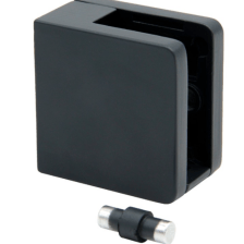 KA 4 B2B - Uchwyt do szkła 45X45x26 mm ze wspornikiem antracy