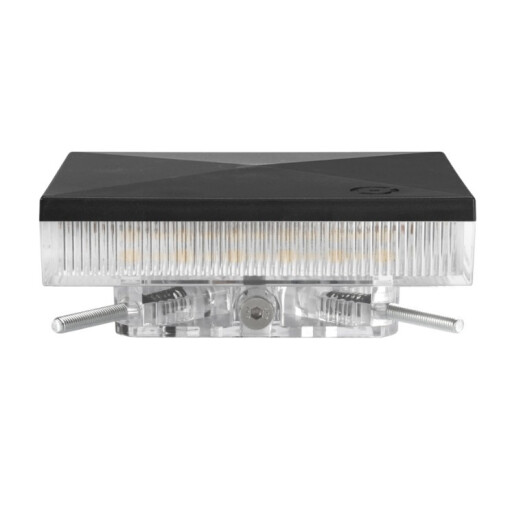 Lampa oświetle.-sygnaliz. słupkowa 120x120 biała #5