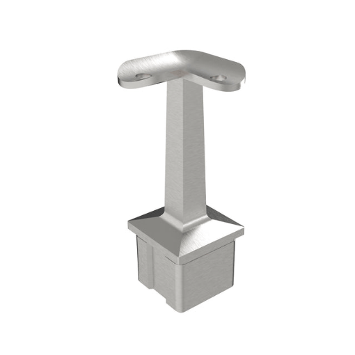 Wspornik poręczy na profil 40x40x2 mm satyna  #1
