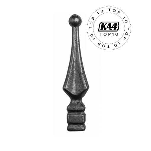 Grot stalowy 20x20 mm / H125 x L30 mm #2