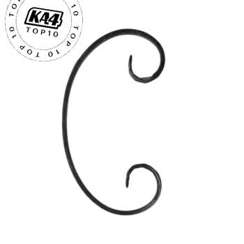 KA 4 B2B - Spirala typ C 12x6 mm / H100 x L60 mm
