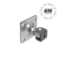 KA 4 B2B - Zawias regulowany z szyldem M16 / 80x80
