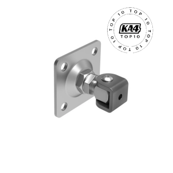 KA 4 B2B - Zawias regulowany z szyldem M16 / 80x80