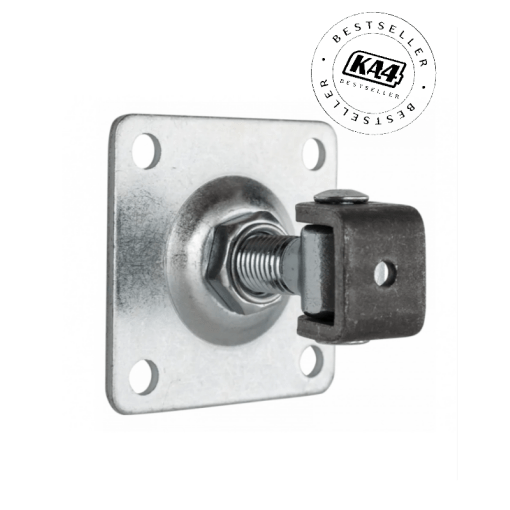 Zawias regulowany z szyldem M20 / 100x100x4 #2