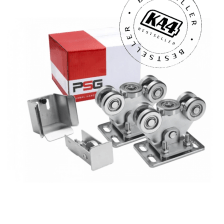 KA 4 B2B - Zestaw wózków 80x80 5 rolek metal
