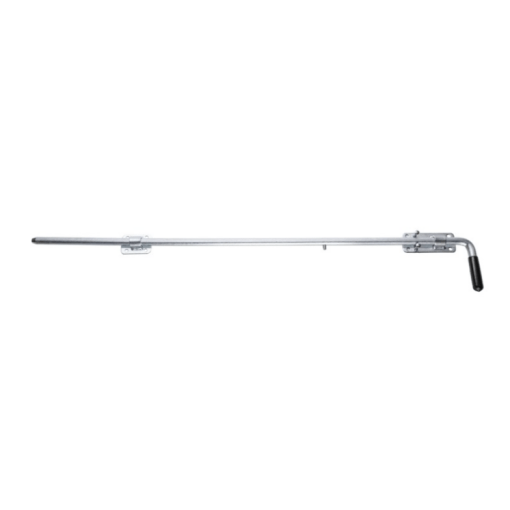 Rygiel stalowy dolny do bramy 800 x 16 mm ocynk #1
