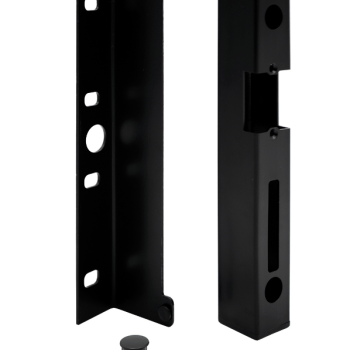 KA 4 B2B - Kaseta elektrozaczepu H280 mm czarna