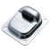 KA 4 B2B - Stoper do bram z odbojem gumowym 120x100 / H43 mm