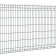 KA 4 B2B - Panel ogrodzeniowy fi 4,0 1,23x2,50 m grafit